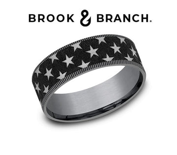 Brook and Branch Men's Tantalum and Titanium Ring