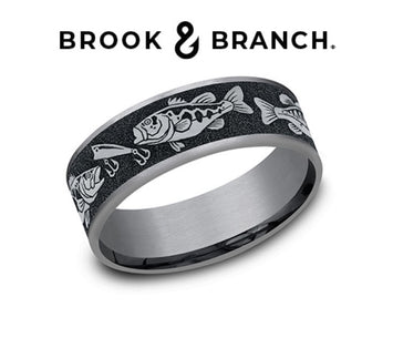 Brook and Branch Men's Tantalum and Titanium Ring