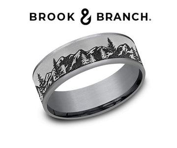 Brook and Branch Men's Tantalum and Titanium Ring