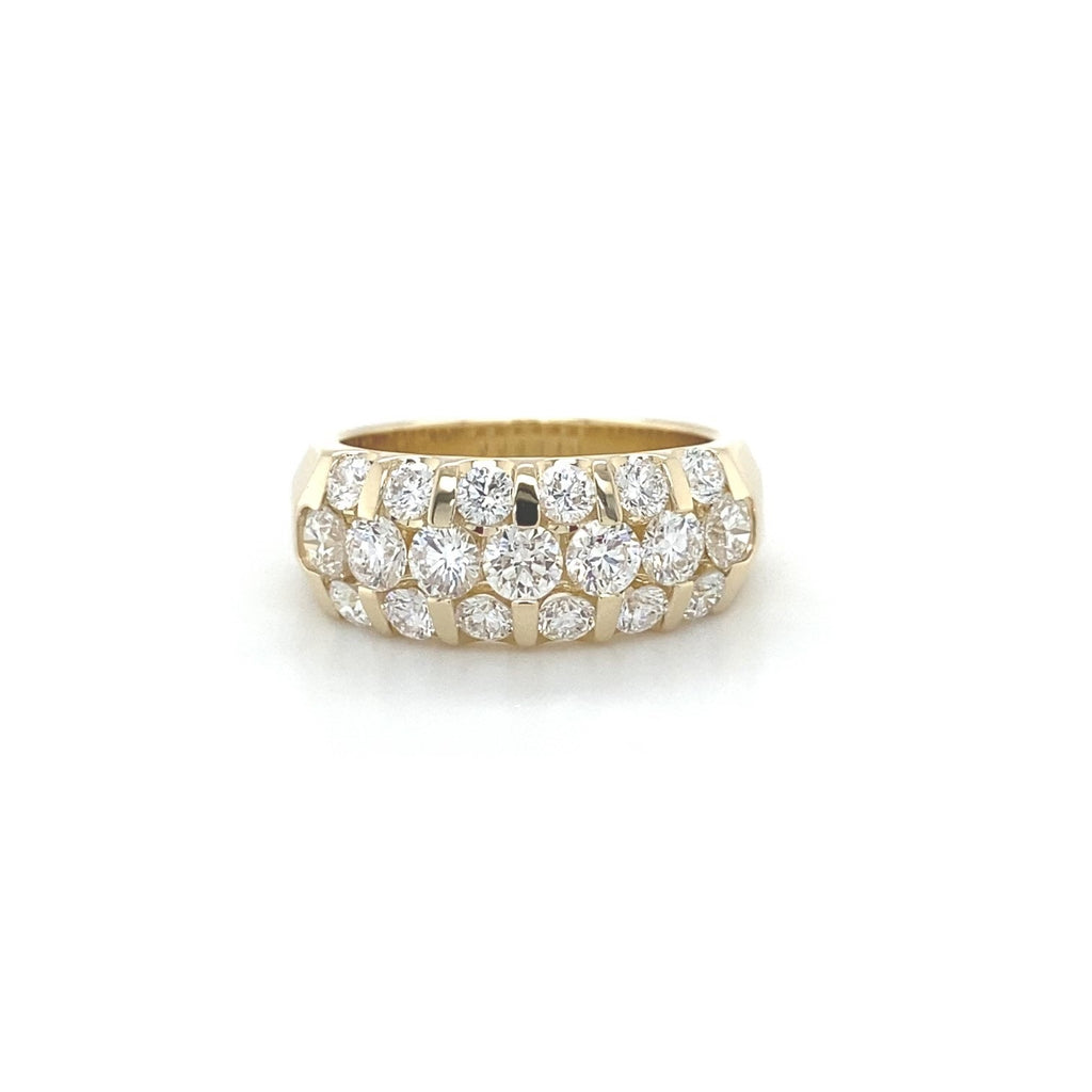 14kt Yellow Gold Diamond Fashion Ring