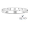 10kt White Gold Diamond Band