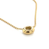 14kt Yellow Gold Bezel Set Oval Diamond Pendant