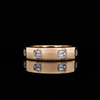 14kt Yellow Gold Emerald Cut Diamond Band