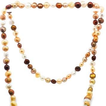 Sorrento Collection Multicolor Freshwater Pearl Necklace