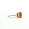 14kt Two-Tone Imperial Golden Topaz & Diamond Ring