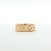 18kt Yellow Gold Geometric Diamond Band