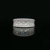 18kt White Gold Multi-Row Diamond Band
