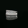 18kt White Gold Multi-Row Diamond Band
