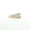 14kt Yellow Gold Mixed Cut Diamond Band
