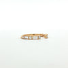 18kt Yellow Gold Round & Baguette Diamond Band