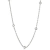 14kt White Gold Diamond by the Inch Chain