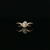 14kt Yellow Gold Oval Diamond Ring