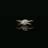 14kt Yellow Gold Pear Shaped Diamond Ring