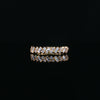 18kt Yellow Gold Round & Baguette Diamond Band