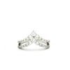 18kt White Gold Couture Diamond Contour Band