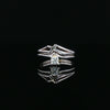 Estate 14kt White Gold Princess Cut Diamond Ring