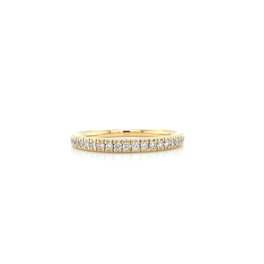 14kt Yellow Gold Diamond Stackable Band (0.21cts)