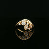 14kt Yellow Gold Mixed-Shape Diamond Ring