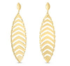 14kt Yellow Gold Leaf Dangle Earrings
