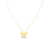 14kt Yellow Gold Butterfly Pendant
