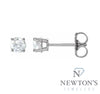 14kt White Gold Diamond Ear Studs (0.50ct Tw)