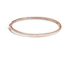 18kt Rose Gold Diamond Bangle Bracelet