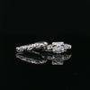 Estate 14kt White Gold Diamond Bridal Set