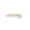 14kt Yellow Gold Diamond Engagement Ring (0.56ct)