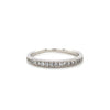 14kt White Gold Twenty One Diamond Band (0.21ct)