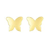 14kt Butterfly Ear Studs