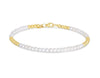 14kt Yellow Gold and Pearl Beaded Bangle