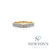 14kt Yellow Gold Diamond Stackable Band