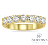 14kt Yellow Gold 7 Stone Diamond Wedding Band (1.00ct)