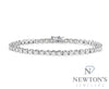 14kt White Gold Diamond Tennis Bracelet (5.00ct)