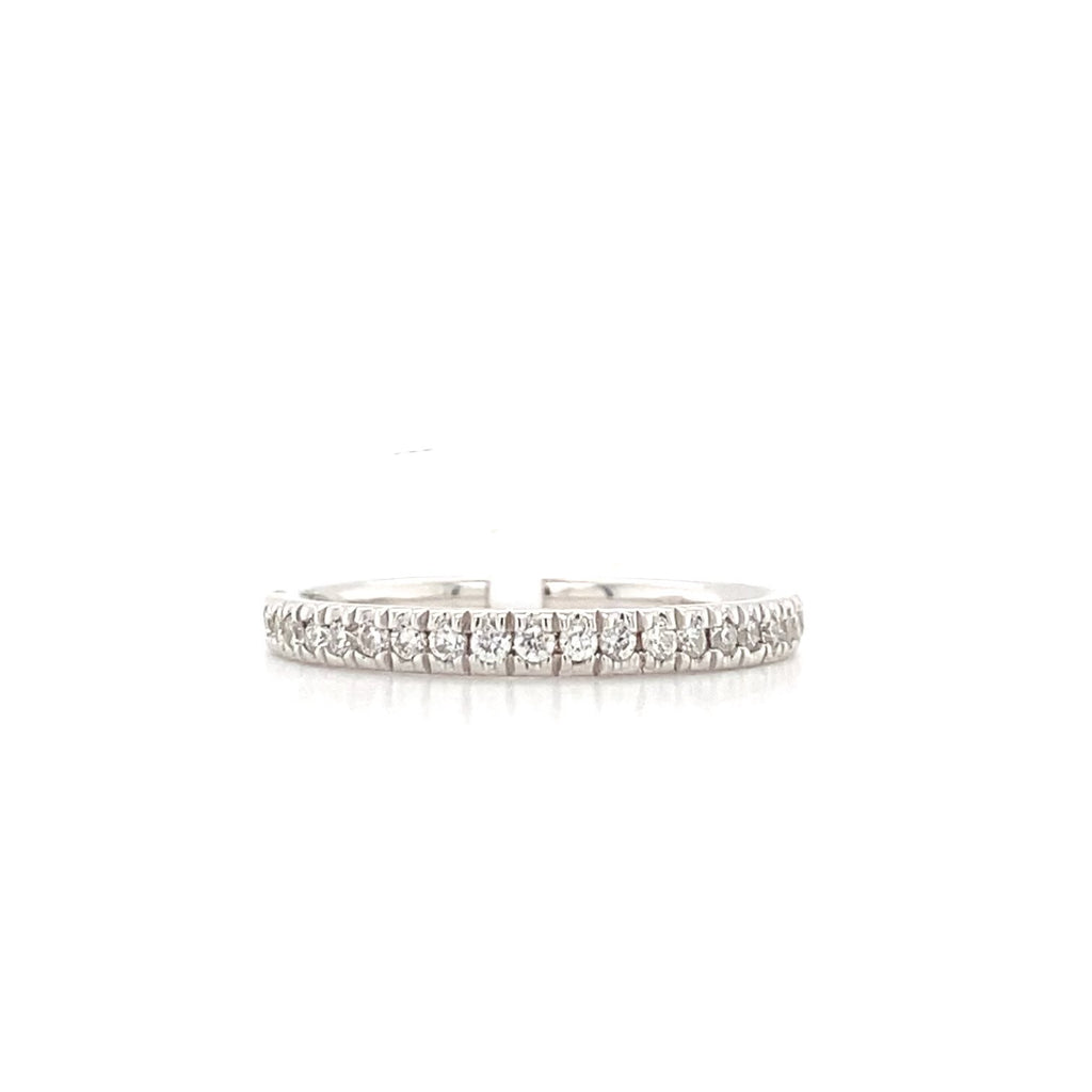 14kt White Gold Diamond Stackable Ring (0.23ct)