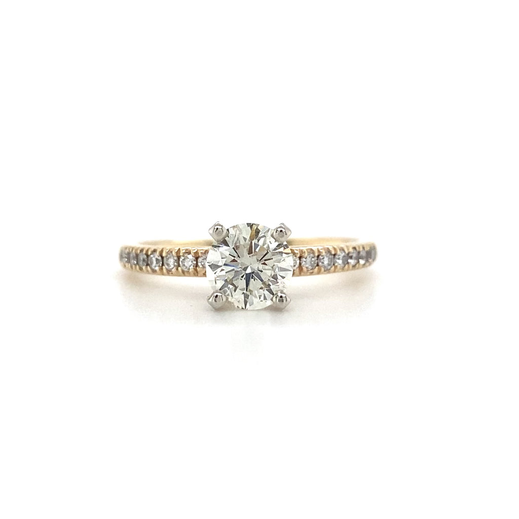 14kt Yellow Gold Diamond Engagement Ring (0.94ct tw)