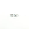 14kt White Gold Round Diamond Engagement Ring