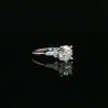 14kt White Gold Round Diamond Engagement Ring