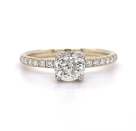 14kt Yellow Gold Diamond Engagement Ring