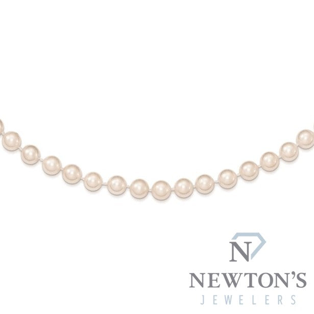 14kt Yellow Gold 18" Akoya Pearl Strand (5mm)