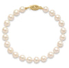 14kt Yellow Gold Akoya Pearl Bracelet (7mm)