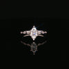14kt White Gold Marquise Diamond Engagement Ring