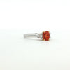 14kt Two-Tone Mandarin Garnet and Diamond Ring