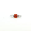 14kt Two-Tone Mandarin Garnet and Diamond Ring