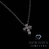 14kt White Gold Diamond Cross Pendant and Chain (0.27ct)