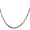 Sterling Silver Rope Chain 22"