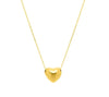 14kt Yellow Gold Puffed Heart Pendant