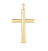 14kt Yellow Gold Polished Cross Pendant