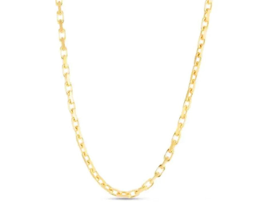 14kt Yellow Gold French Cable Chain 20"