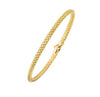 14kt Yellow Gold Basketweave Bracelet